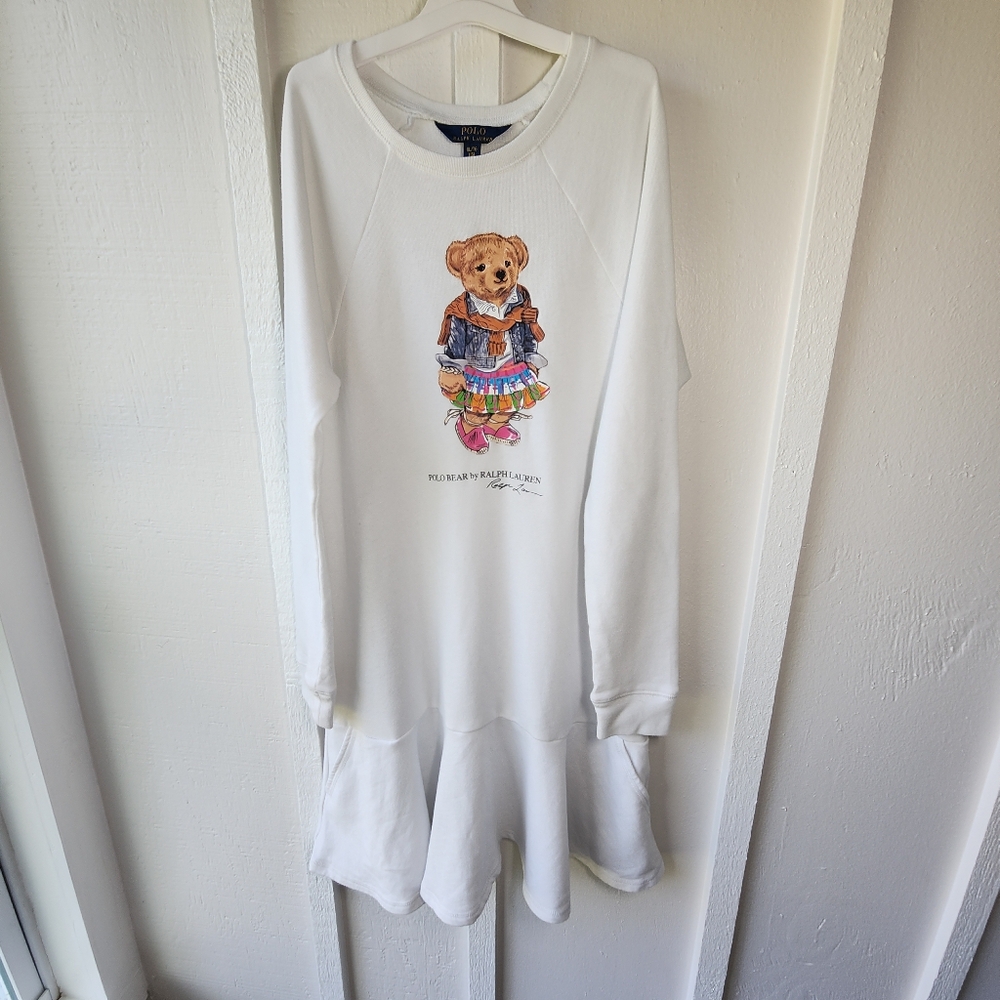 Polo Ralph Lauren Teddy Bear Girls Dress Size XL (16)